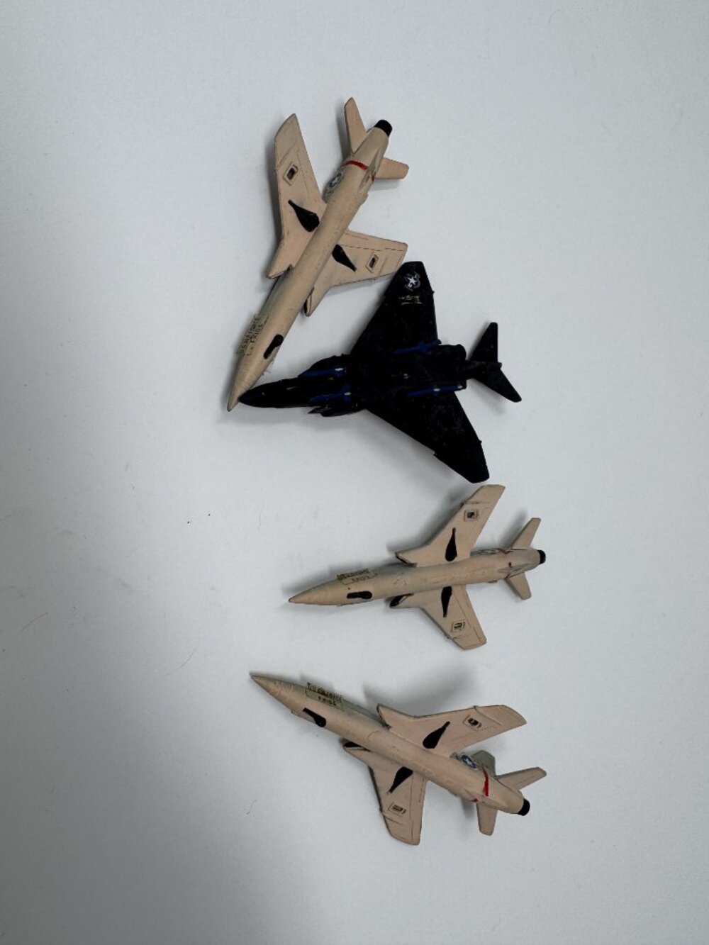 Vintage Bachmann Mini Planes USAF Jet Set Lot 4 Diecast